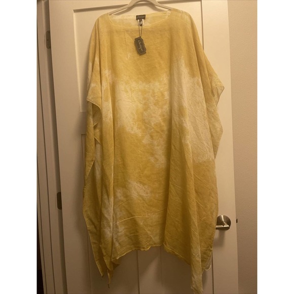 b. Boutique by Evergreen Womens One Size Sheer Poncho Cover Up Beach Pool NWT - Picture 1 of 6